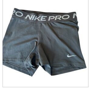 Nike Pro Black  Performance Shorts Size Medium 3” Inseam